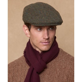 Donegal Tweed Cap in Deep Green | Tweed Flat Caps | Magee 1866