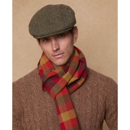 Donegal Tweed Flat Cap in Green Salt & Pepper | Tweed Caps | Magee 1866