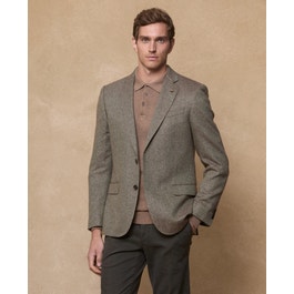 Ennis Summer Donegal Tweed Blazer Green | Magee 1866