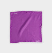 Magenta White Small Spot Silk Pocket Square