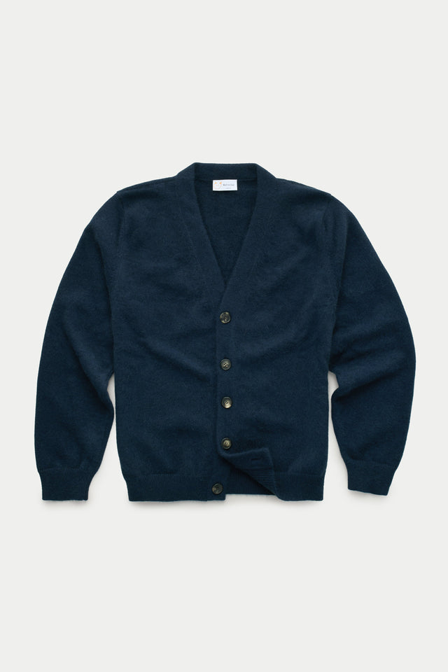 Tanuki Knitted Cardigan Navy