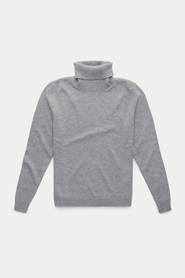 Baby Cashmere Knitted Long Sleeve Turtleneck Flannel