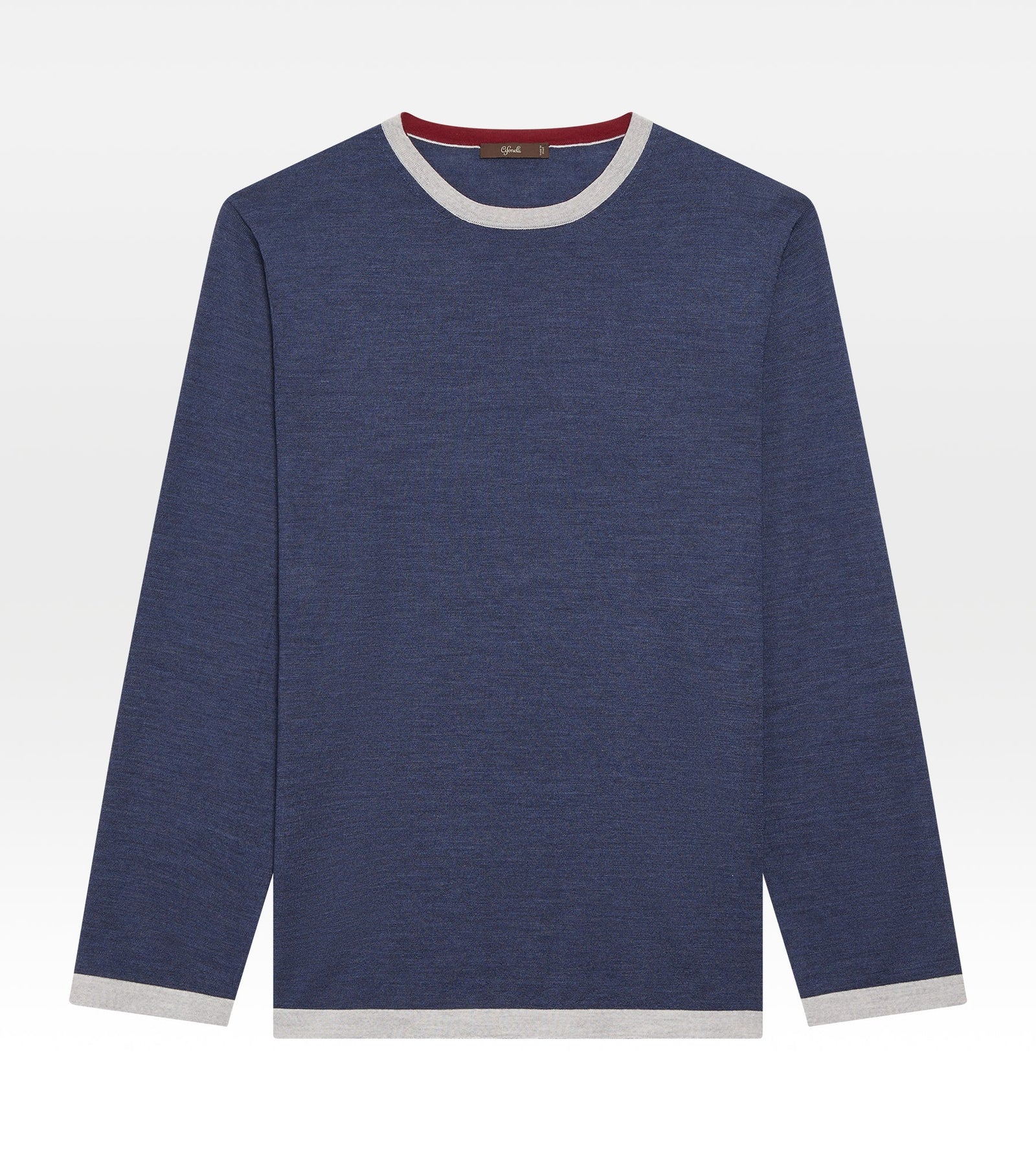 Pull à col rond en laine