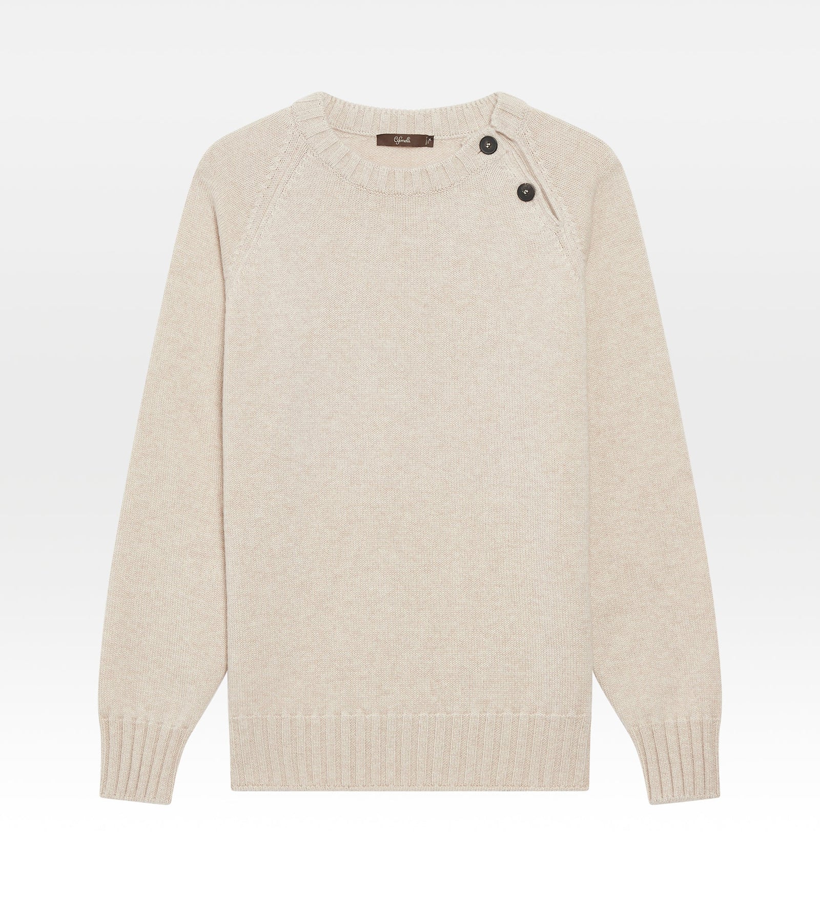 Pull Col Rond En Cachemire