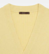Gilet Sans Manche En Cachemire Jaune