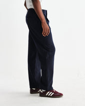 Malham Pinstripe Wool Trousers