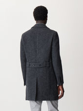 Manteau En Laine M Lang E Grise