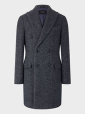 Manteau En Laine M Lang E Grise