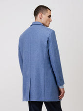 Manteau En Laine M Lang E Bleu Azur