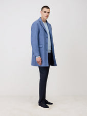 Manteau En Laine M Lang E Bleu Azur