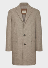 Manteau En Laine M Lang E Beige
