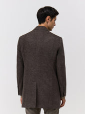Manteau En Laine M Lang E Marron