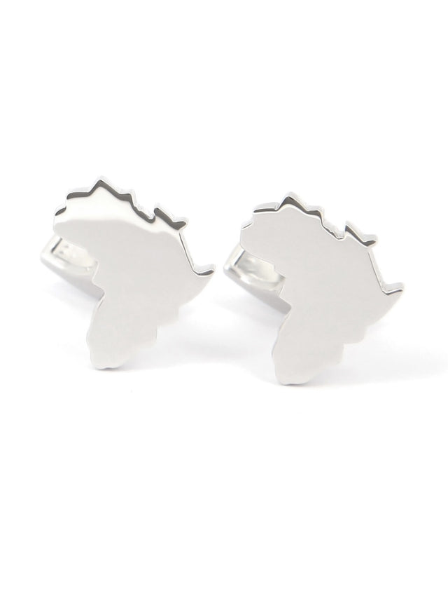 Map cufflinks Africa