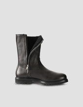 Zip Up Boot Leather