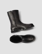 Zip Up Boot Leather