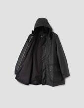 Stand Collar Parka Waxed Cotton