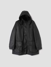 Stand Collar Parka Waxed Cotton