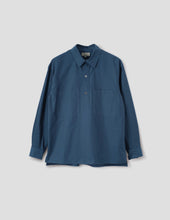 Archive Overhead Shirt Yarn Dye Cotton Shirting Marine