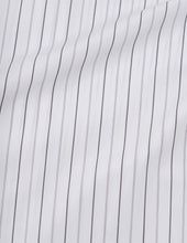 Basic Shirt Wide Graphic Stripe Cotton White