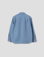 Basic Shirt Yarn Dye Cotton Poplin Mineral