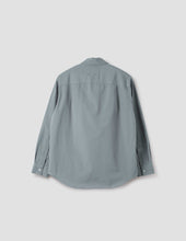 Mhl Basic Shirt Compact Cotton Poplin Fog
