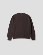 Mhl Flatlock Cardigan Pure Wool Earth