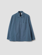 Mhl Long Sleeve Half Zip Pull On Shirt Sanded Cotton Poplin Uniform