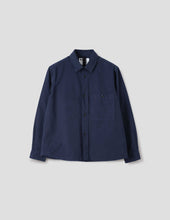 Mhl Overall Shirt Dry Cotton Twill Midnight