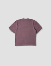 Mhl Overdye Stripe T Shirt Lightweight Dry Jersey Berry Mahogany