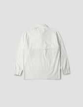 Mhl Rugby Shirt Matte Jersey Off White Green