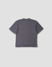 Mhl Simple T Shirt Organic Cotton Linen Jersey Blue