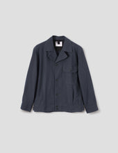 Mhl Utility Jacket Washed Cotton Ripstop Ink