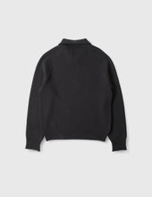 Mhl Zip Up Polo Jumper Wool Cotton