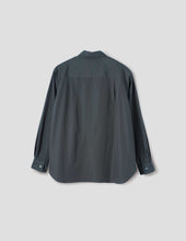 Odd Pocket Shirt Double Twist Cotton Poplin Dark