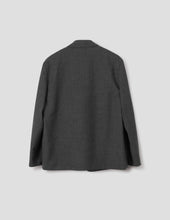 Patch Pocket Blazer Crisp Wool Plainweave