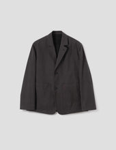 Patch Pocket Blazer Dry Plainweave Cotton Earth