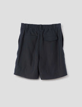 Relaxed Shorts Dry Linen Plainweave Ink