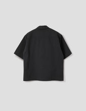 Revere Collar Shirt Cotton Blend Shirting