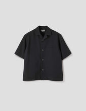 Revere Collar Shirt Cotton Blend Shirting