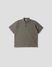 Short Sleeve Button Polo Cotton Jersey Bay
