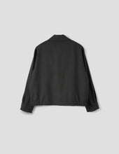 Zip Through Bomber Jacket Double Twisted Wool