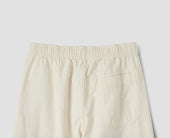 Mhl Wide Leg Joggers Workwear Cotton Twill Off White