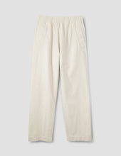 Mhl Wide Leg Joggers Workwear Cotton Twill Off White