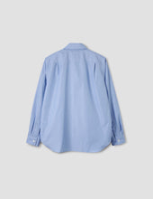Basic Shirt End On End Cotton Pale