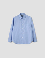 Basic Shirt End On End Cotton Pale