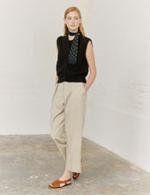 Polka Dot Tie Scarf Silk Bay Leaf