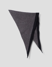 Mhl Tipped Scout Scarf Grey Ink