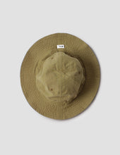 Mhl Reversible Bucket Hat Coarse Yarn Cotton Ink Green