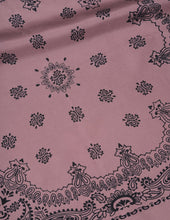 Paisley Bandana Silk Twill Mineral Pink