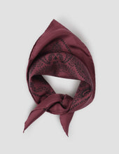 Paisley Bandana Silk Twill Raspberry